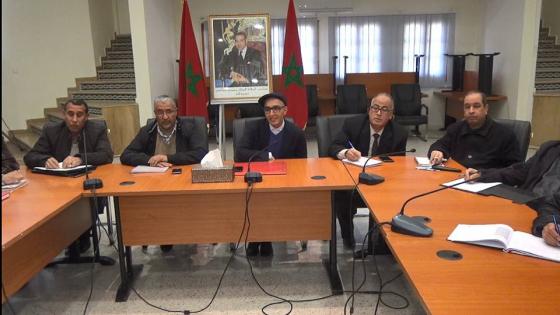 إجتماع حول أشغال التغليف الداخلي لقنوات التطهير السائل دون اللجوء إلى الحفر