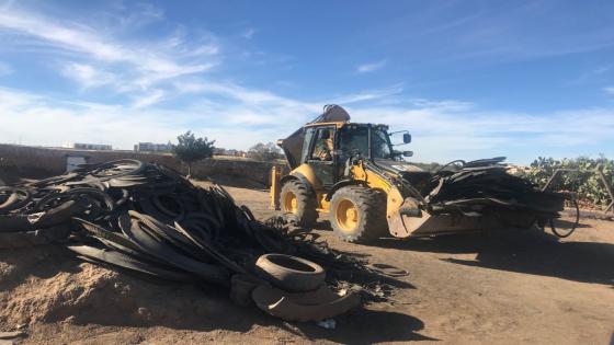 الشرطة الإدارية تمنع استعمال الإطارات المطاطية في أفرنة الفخار بأبي الجعد