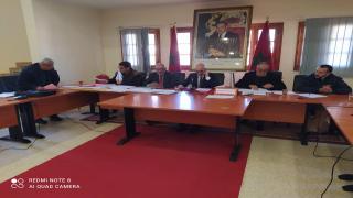 اجتماع اللجنة المكلفة بالميزانية للتهييء للدورة العادية لشهر فبراير 2022