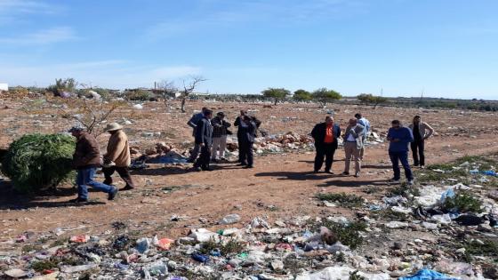 زيارة إلى المطرح العمومي من طرف مكاتب دراسات قصد إعداد دراسة بناء مركز تحويل النفايات الصلبة